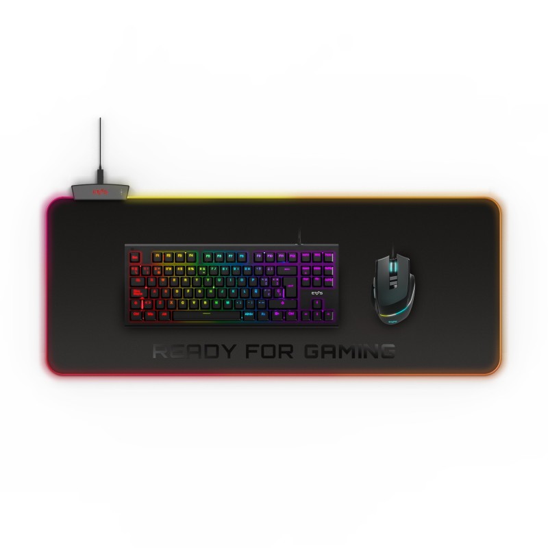 Energy Sistem Raton Gaming Pad ESG P5 RGB - RGB Lights - Puerto USB Extra - Tamaño Grande Ampliado - Color Negro Energy Sistem Raton Gaming Pad ESG P5 RGB - RGB Lights - Puerto USB Extra - Tamaño Grande Ampliado - Color Negro