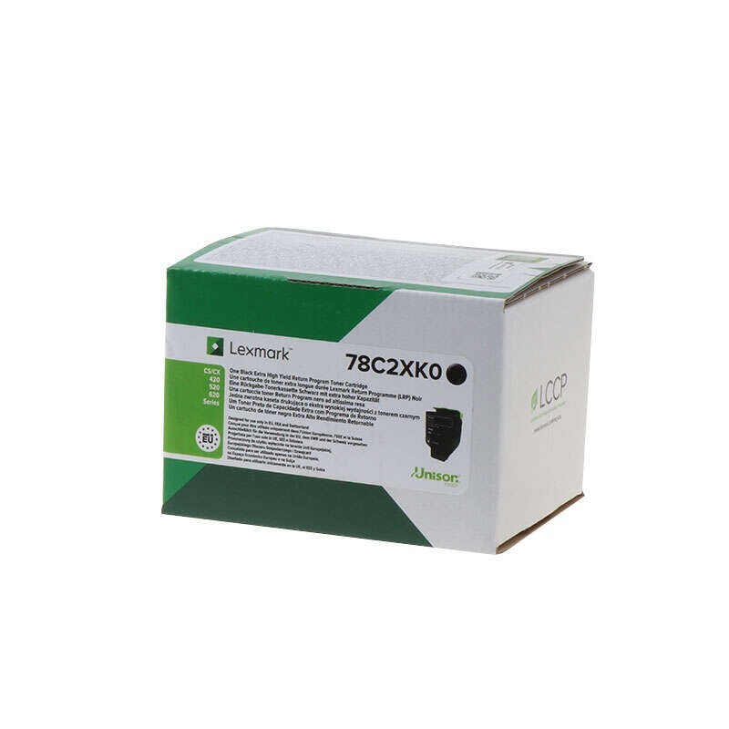 Cartuccia toner nero originale Lexmark CS421/CS521/CS622/CX421/CX522/CX622/CX625 - 78C2XK0/78C2XKE Cartuccia toner nero originale Lexmark CS421/CS521/CS622/CX421/CX522/CX622/CX625 - 78C2XK0/78C2XKE