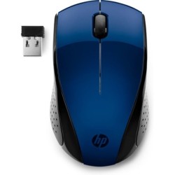 HP 220 Raton Inalambrico 1300dpi - 3 Botones - Uso Ambidiestro - Color Azul