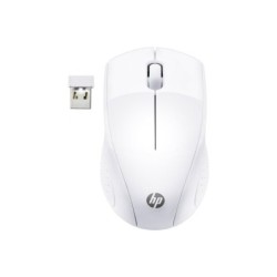 HP 220 Raton Inalambrico 1300dpi - 3 Botones - Uso Ambidiestro - Color Blanco