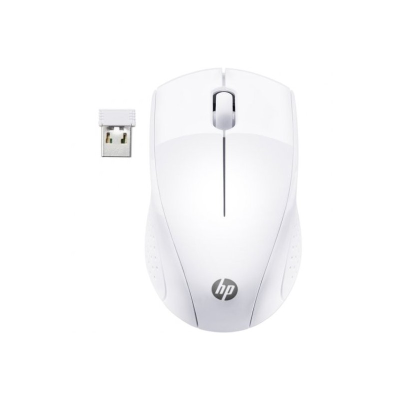 HP 220 Raton Inalambrico 1300dpi - 3 Botones - Uso Ambidiestro - Color Blanco HP 220 Raton Inalambrico 1300dpi - 3 Botones - Uso Ambidiestro - Color Blanco
