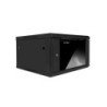 Aiten Data AI6615S Armario Mural 15U Fondo 600 - Puerta de Cristal - Cerradura de Seguridad - sin Accesorios - Color Negro