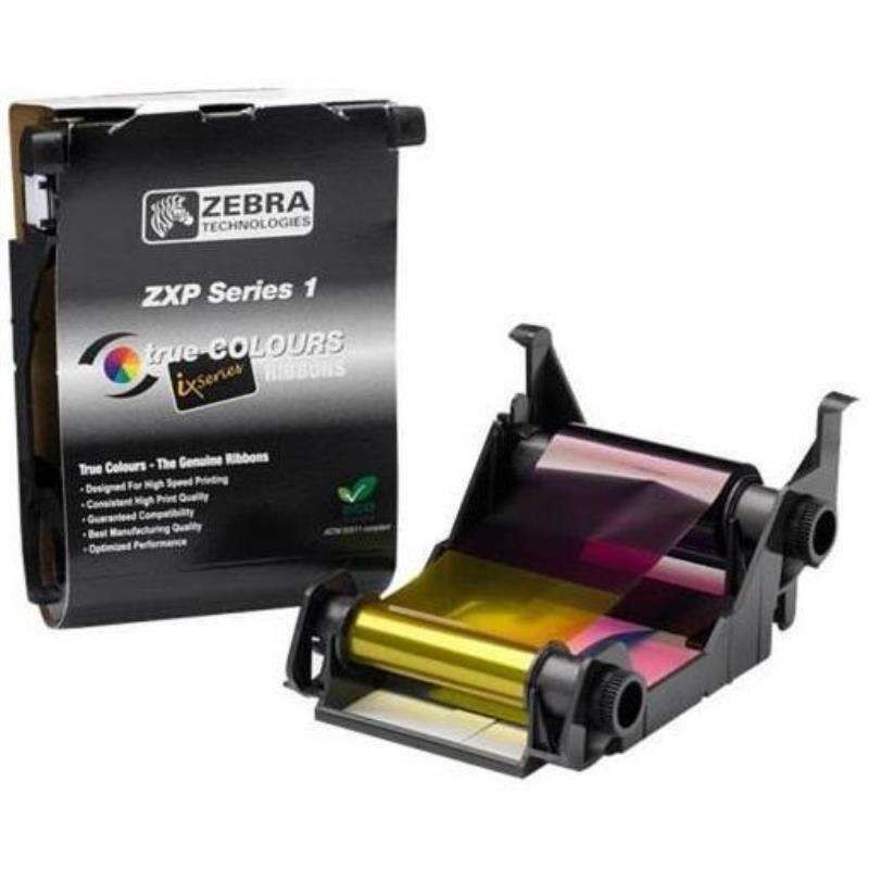 Nastro Zebra ZXP serie 1 originale True Colors YMCKO - 800011-140