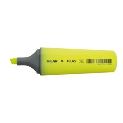 Pennarello fluorescente Milan - Punta a scalpello 1 - 4,8 mm - Colore giallo 12pz 12pz