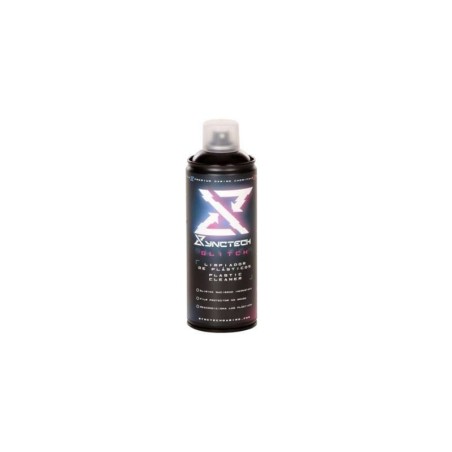 Synctech Glitch Aerosol Limpiador para Plasticos 400ml - Limpia, Reacondiciona y Protege - Disimula Ralladuras - Agradable Aroma