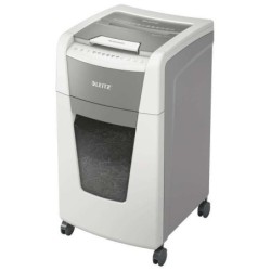 Leitz IQ 300 Autofeed P4 Destructora Automatica de Papel - Tritura 300 Hojas - Papelera de 60L - Corte en Particulas - Blanco