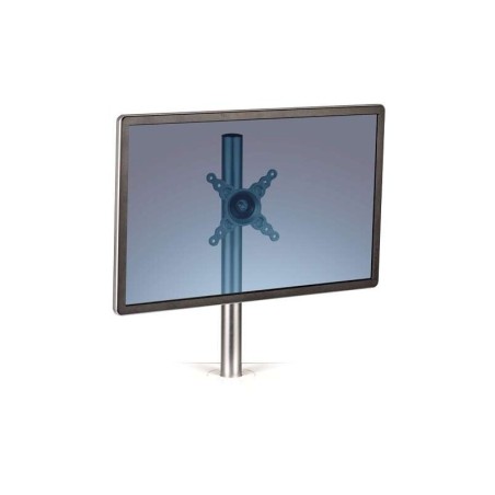 Accessorio Fellowes a braccio singolo per workstation Lotus - Altezza regolabile - Fino a 27 pollici e 7 kg - Colore argento