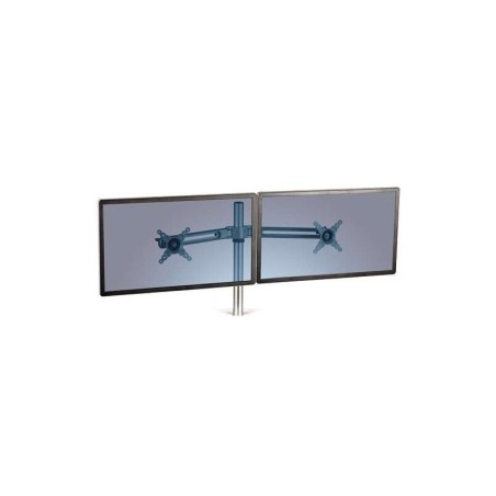 Accessorio Fellowes a doppio braccio per workstation Lotus - Altezza regolabile - Fino a 26 pollici e 5,8 kg - Colore argento