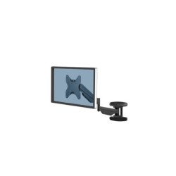 Fellowes Soporte de Pared para Pantalla - Completamente Ajustable - Sistema Muelle de Gas - Hasta 42" o 30kg - Color Negro