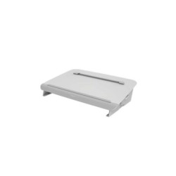 Fellowes Hana Soporte y Atril - Guia Magnetica de Lectura -  Diseño Elegante y Duradero - Hasta 5kg - Color Blanco