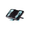 Fellowes Energizer Reposapies - 3 Ajuste de Altura - Superficie Efecto Masaje - Efecto Balanceo - Color Negro