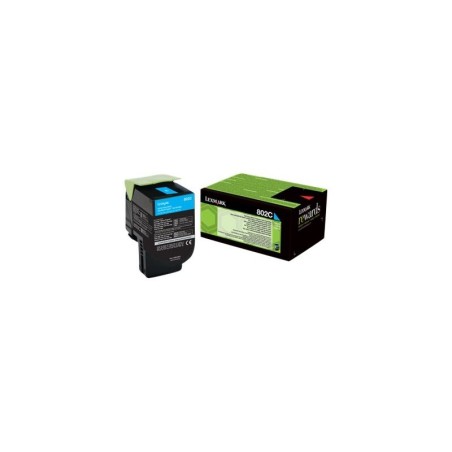 Cartuccia toner ciano originale Lexmark CX310/CX410/CX510 - 80C20C0/80C20CE/802C