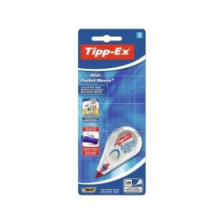Tipp-Ex Mini Pocket Mouse Cinta Correctora 5mm x 6m - Resistente - Escritura Instantanea (Blister)