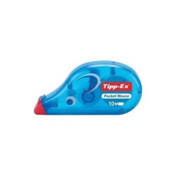 Nastro correttore per mouse tascabile Tipp-Ex 4,20 mm x 10 m - Resistente - Scrittura istantanea - Cappuccio protettivo 10pz 10p