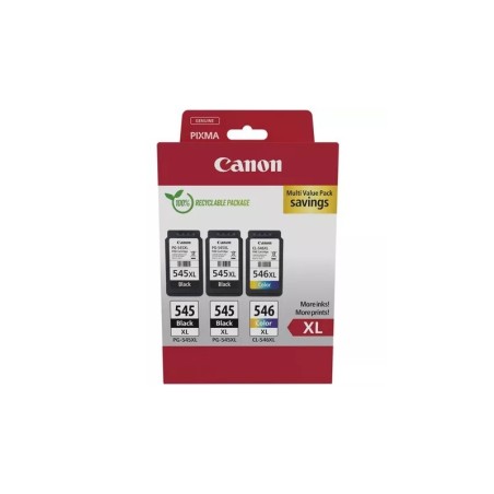 Confezione multipla da 3 cartucce d'inchiostro originali Canon PG-545XL/CL-546XL - 8286B013