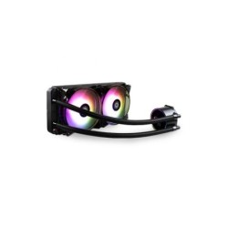 Kit di raffreddamento a liquido Abysm Artic 240 ARGB - 2 ventole da 120 mm - Illuminazione ARGB - Pompa da 2500 giri/min - Tubi 