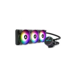 Kit di raffreddamento a liquido Abysm Artic 360 ARGB - 3 ventole da 120 mm - Illuminazione ARGB - Pompa da 2500 giri/min - Tubi 