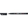 Pennarello permanente Stabilo OHPen - Punta fine - Linea da 0,7 mm - Impugnatura antiscivolo - Cappuccio ventilato - Colore nero