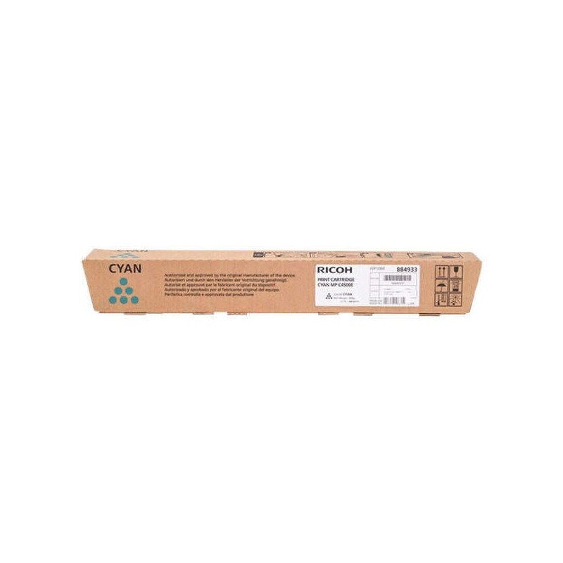 Cartuccia toner ciano originale Ricoh Aficio MP-C3500/MP-C4500 - 884933/888611/842037