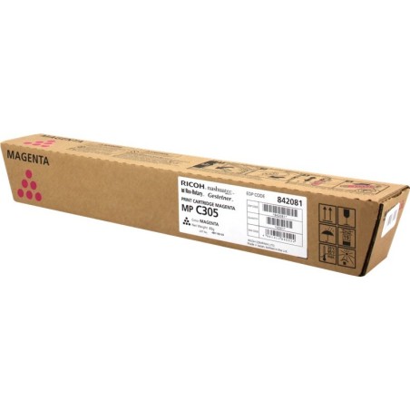 Cartuccia toner originale magenta Ricoh Aficio MP-C305/MP-C305SPF - 842081/841596/MPC305E