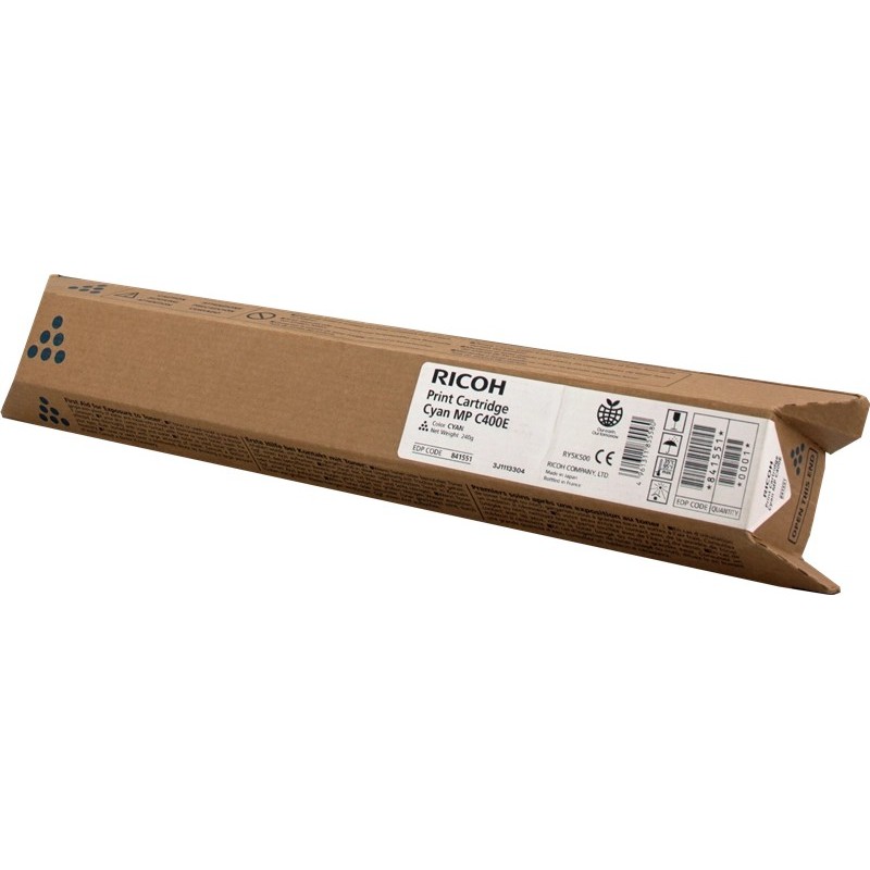 Cartuccia toner ciano originale Ricoh Aficio MP-C300/MP-C400/MP-C401 - 842238/842039/841551/841300 Cartuccia toner ciano originale Ricoh Aficio MP-C300/MP-C400/MP-C401 - 842238/842039/841551/841300