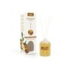 Prady Deodorante per ambienti Mikado alla cannella e arancia - Flacone in vetro da 100 ml e bacchette diffusore