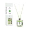 Prady Premium Deodorante per ambienti alla marijuana - Flacone in vetro da 130 ml e bacchette diffusore