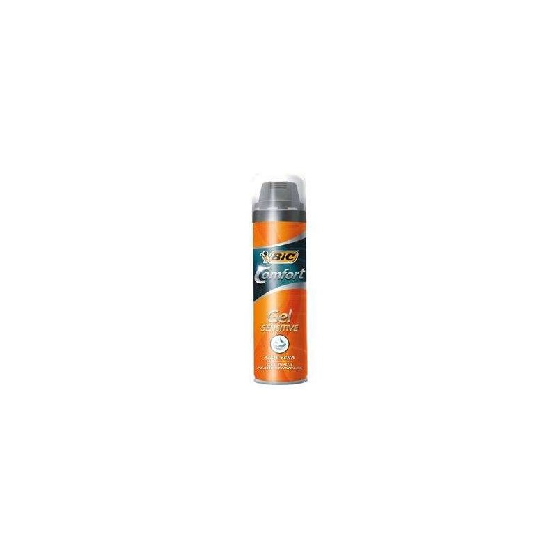 Gel da Barba Bic Gel Sensitive Comfort - Facile da applicare - Contiene Aloe Vera - Capacità 200 ml Gel da Barba Bic Gel Sensitive Comfort - Facile da applicare - Contiene Aloe Vera - Capacità 200 ml