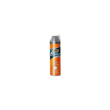 Gel da Barba Bic Gel Sensitive Comfort - Facile da applicare - Contiene Aloe Vera - Capacità 200 ml