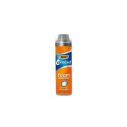 Bic Foam Sensitive Comfort Espuma de Afeitar - Facil de Aplicar - Contiene Aloe Vera - Capacidad 250ml