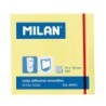 Blocco Milan da 100 foglietti adesivi - Rimovibili - 76 mm x 76 mm - Colore giallo chiaro 10pz 10pz