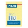 Blocco Milan da 100 foglietti adesivi - Rimovibili - 50 mm x 76 mm - Colore giallo chiaro