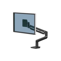 Fellowes Tallo Brazo para Monitor Individual - Hasta 9kg - Ajustable con Muelle de Gas - Color Negro