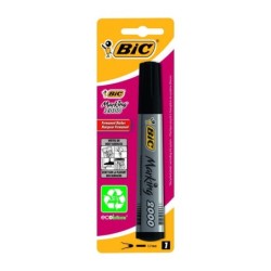 Pennarello Permanente Bic Marking 2000 Ecolutions - Inchiostro a Base Alcool - Ecologico - Asciugatura Rapida - Colore Nero
