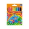 Bic Kids Plastidecor Caja de 12 Lapices de Cera - Extraresistentes - Facil de Sacar Punta - No Mancha