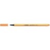 Pennarello Stabilo Point 88 con punta a fibra fine - Tratto da 0,4 mm - Inchiostro a base acqua - Colore arancione neon 10pz 10p