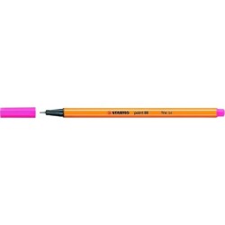 Pennarello Stabilo Point 88 con punta a fibra fine - Tratto da 0,4 mm - Inchiostro a base acqua - Colore malva 10pz 10pz