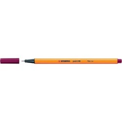 Stabilo Point 88 Rotulador de Punta Fina de Fibra - Trazo de 0.4 mm - Tinta con Base de Agua - Color Purpura