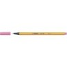 Pennarello Stabilo Point 88 con punta a fibra fine - Tratto da 0,4 mm - Inchiostro a base acqua - Colore rosa chiaro 10pz 10pz