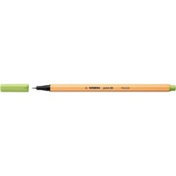Stabilo Point 88 Rotulador de Punta Fina de Fibra - Trazo de 0.4 mm - Tinta con Base de Agua - Color Pistacho