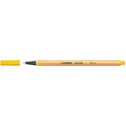 Pennarello Punta Fibra Fine Stabilo Point 88 - Linea 0,4 mm - Inchiostro a base acqua - Colore Giallo 10pz 10pz