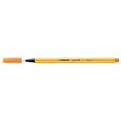 Pennarello Punta Fibra Fine Stabilo Point 88 - Linea 0,4 mm - Inchiostro a base acqua - Colore Arancione 10pz 10pz