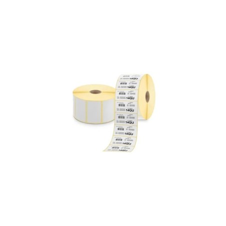 Zebra Z-Perform 1000T Confezione da 12 Rotoli di Etichette Perforate Originali 38x25 mm - 2580 Unità per rotolo - 880003-025D