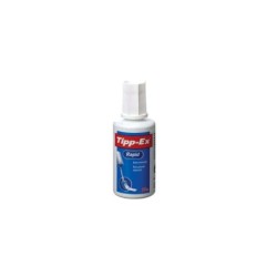 Tipp-Ex Rapid Liquido Corrector 20ml - Formula de Secado Rapido - Aplicador de Espuma