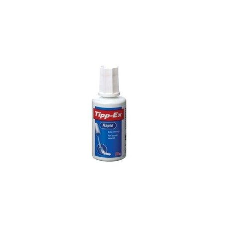Tipp-Ex Rapid Corrective Liquid 20ml - Formula ad asciugatura rapida - Applicatore in schiuma 10pz 10pz