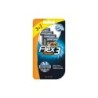 Bic Flex 3 Confezione da 3+1 Rasoi Usa e Getta a 3 Lame - Testina Girevole - Striscia Lubrificante con Aloe Vera