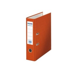 Dohe Archicolor Archivador de Palanca con Rado - Carton Forrado - Formato Folio - Lomo Ancho - Color Naranja