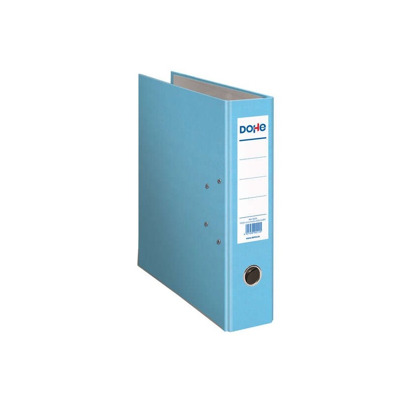 Dohe Archicolor Archivador de Palanca con Rado - Carton Forrado - Formato Folio - Lomo Ancho - Color Azul Claro Dohe Archicolor Archivador de Palanca con Rado - Carton Forrado - Formato Folio - Lomo Ancho - Color Azul Claro