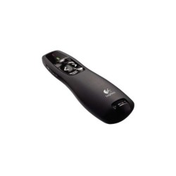 Logitech R400 Presentador Laser Inalambrico - Radio de Accion 15m - Color Negro