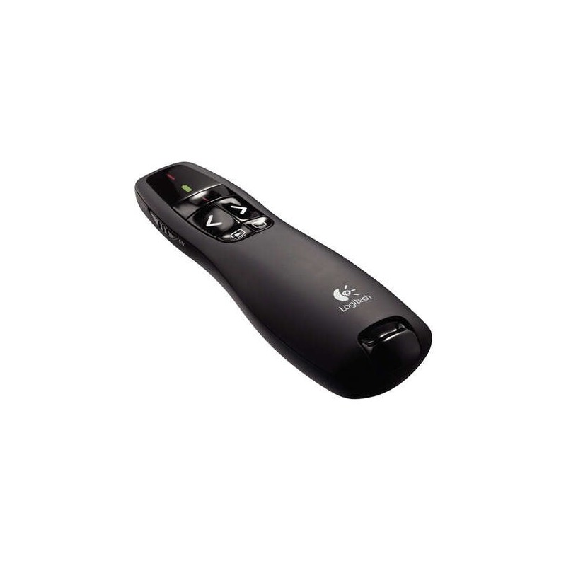 Presentatore laser wireless Logitech R400 - Raggio d'azione 15 m - Colore nero Presentatore laser wireless Logitech R400 - Raggio d'azione 15 m - Colore nero